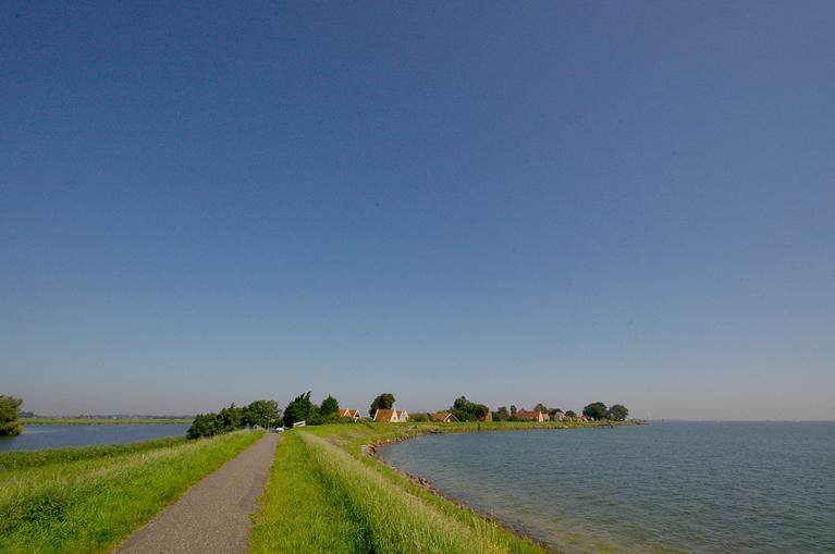 Uitzicht over het IJsselmeer tijdens de bekende 